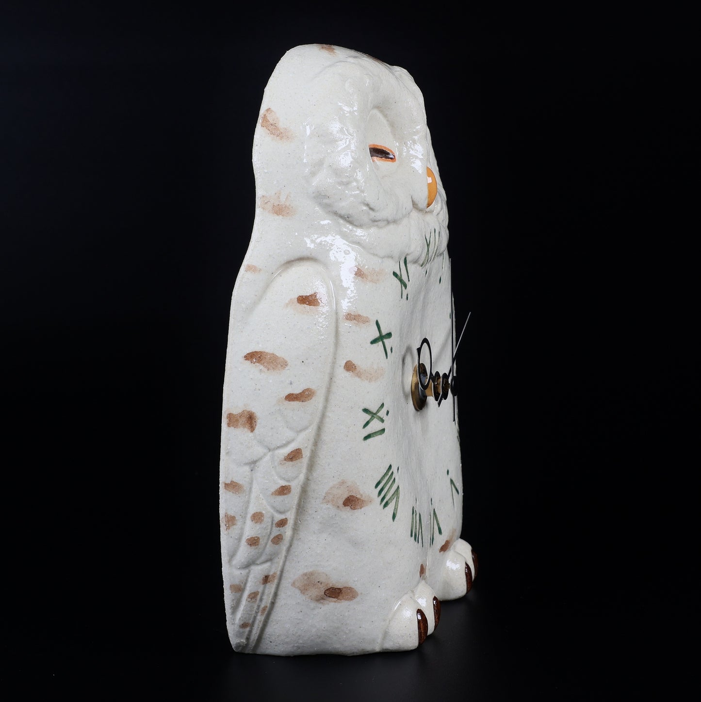 Owl clock, Owl shaped analog clock, Owl shaped table clock, Free shipping