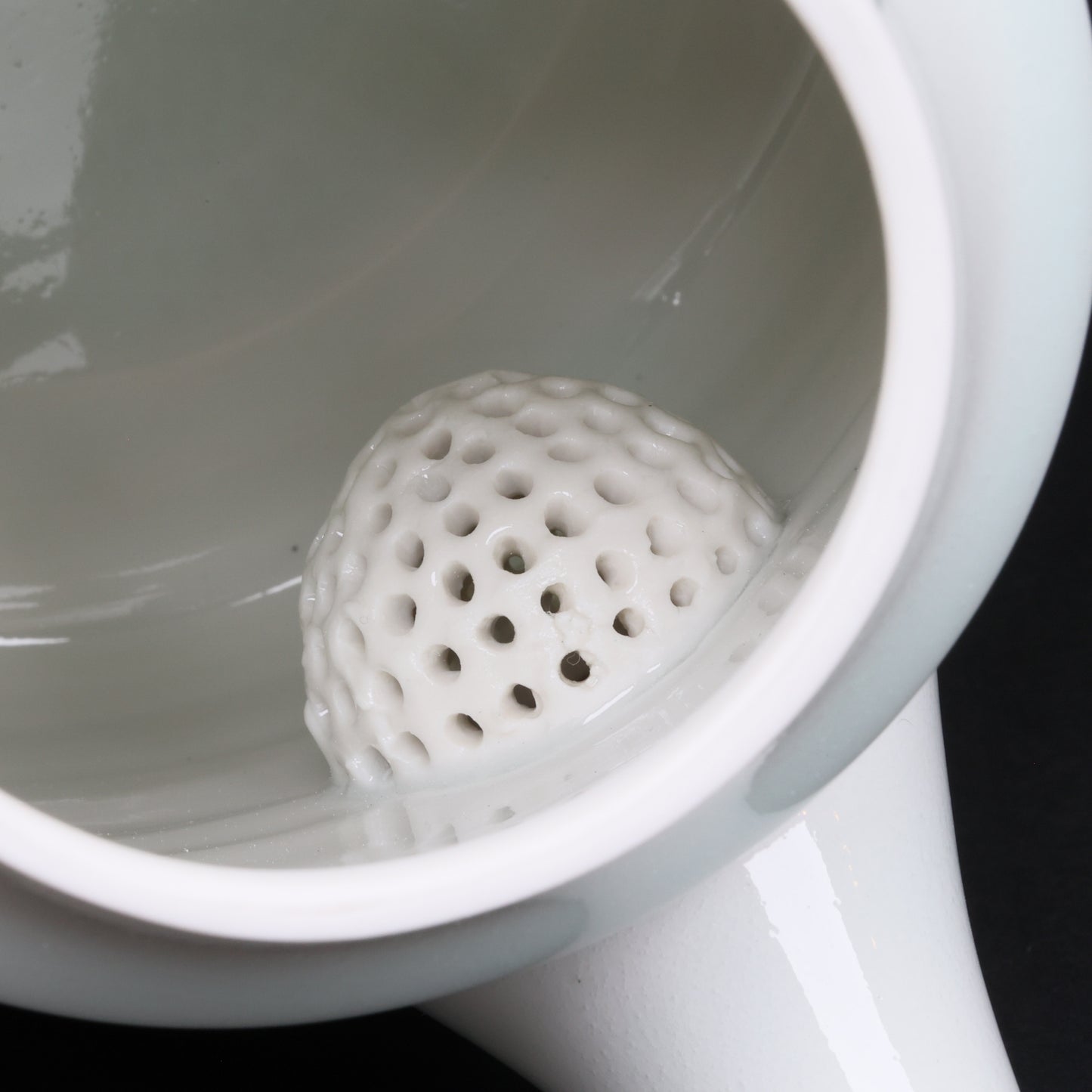 Porcelain Teapot, Art Teapot, White Teapot, Made in Japan, Kinya Watanabe, Free shipping