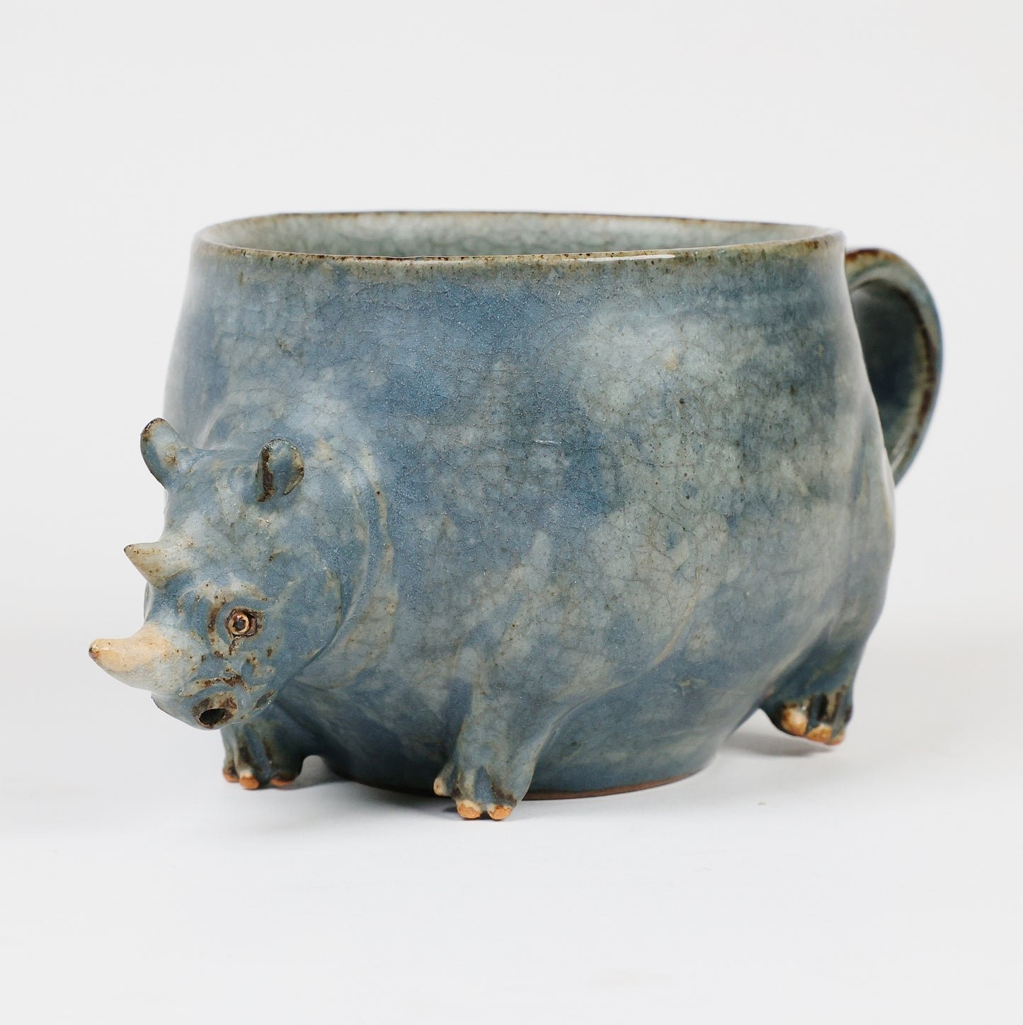 Mug, Rhinoceros mug, Mug of Rhinocerus, Animal Mug, Made in Japan, Free shipping