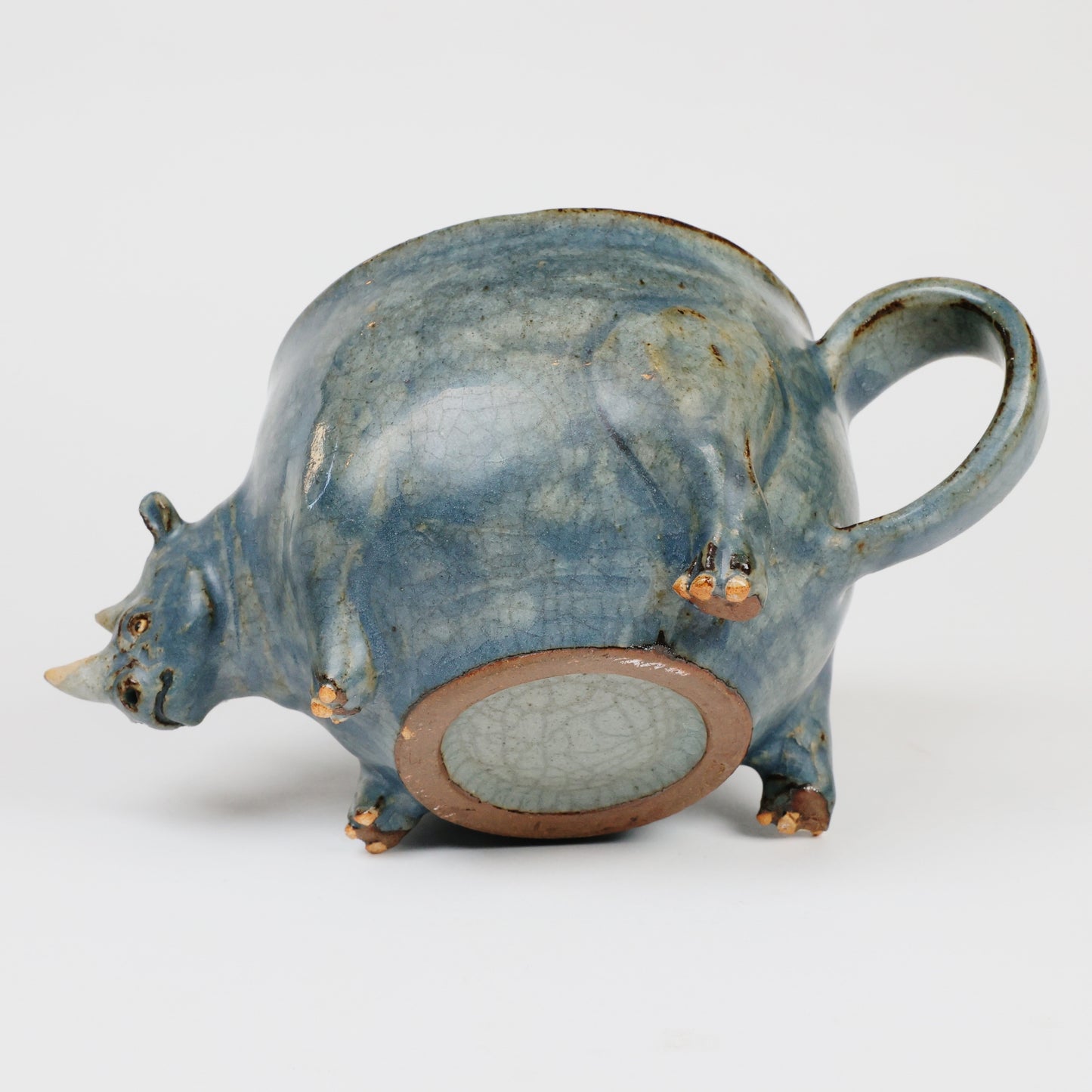 Mug, Rhinoceros mug, Mug of Rhinocerus, Animal Mug, Made in Japan, Free shipping