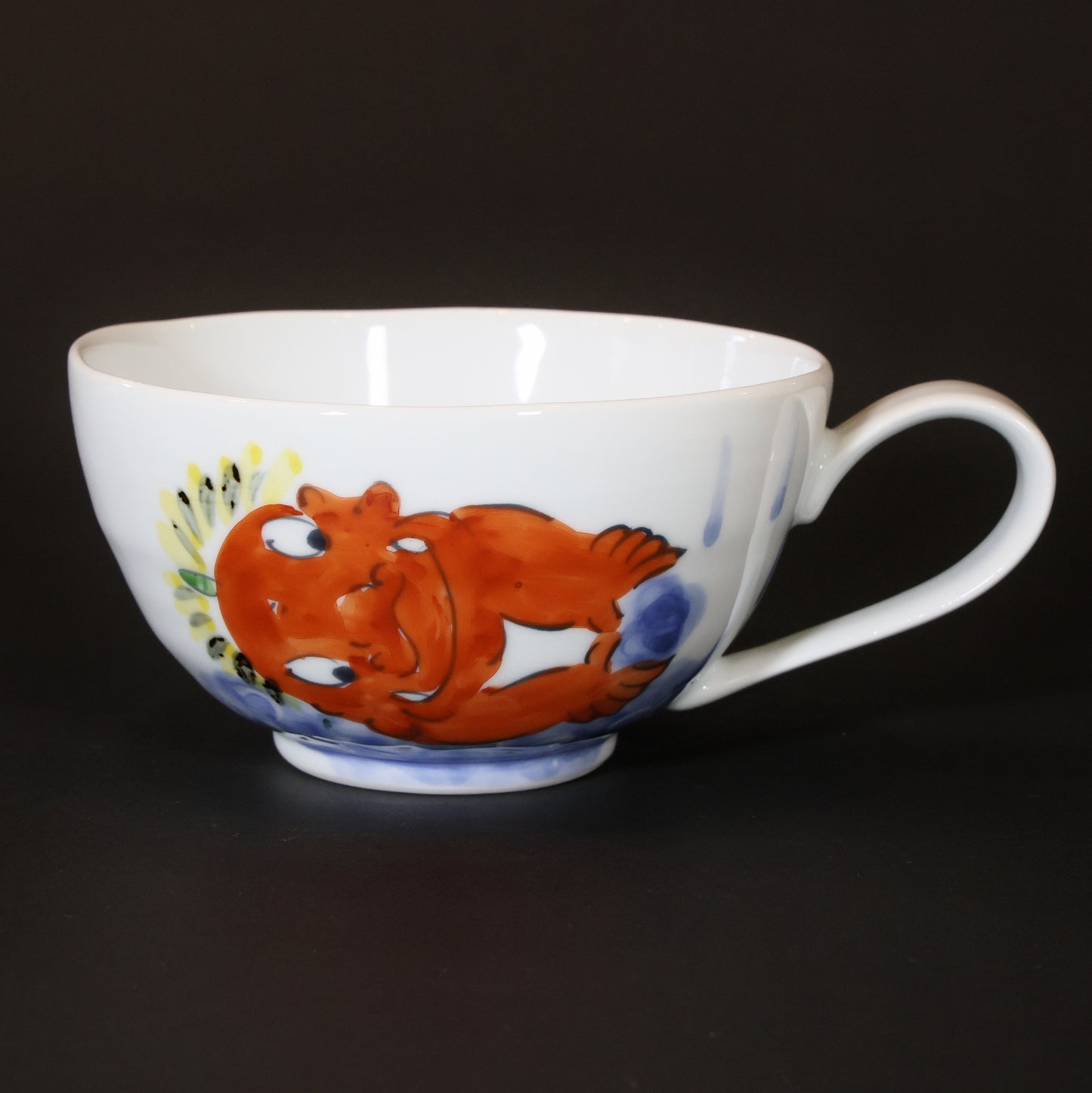 Demon soup cup, Demon soup mag, Soup mug with handle, Demon coffee mag, Demon big mug, Demon mug, Free shipping