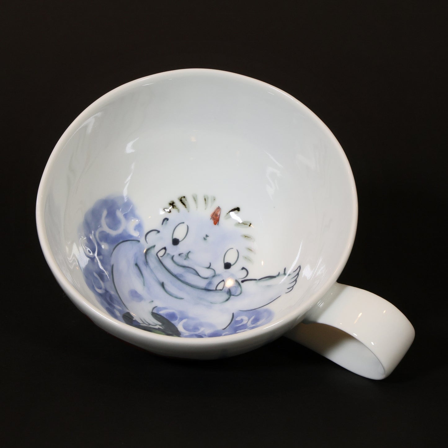 Demon soup cup, Demon soup mag, Soup mug with handle, Demon coffee mag, Demon big mug, Demon mug, Free shipping