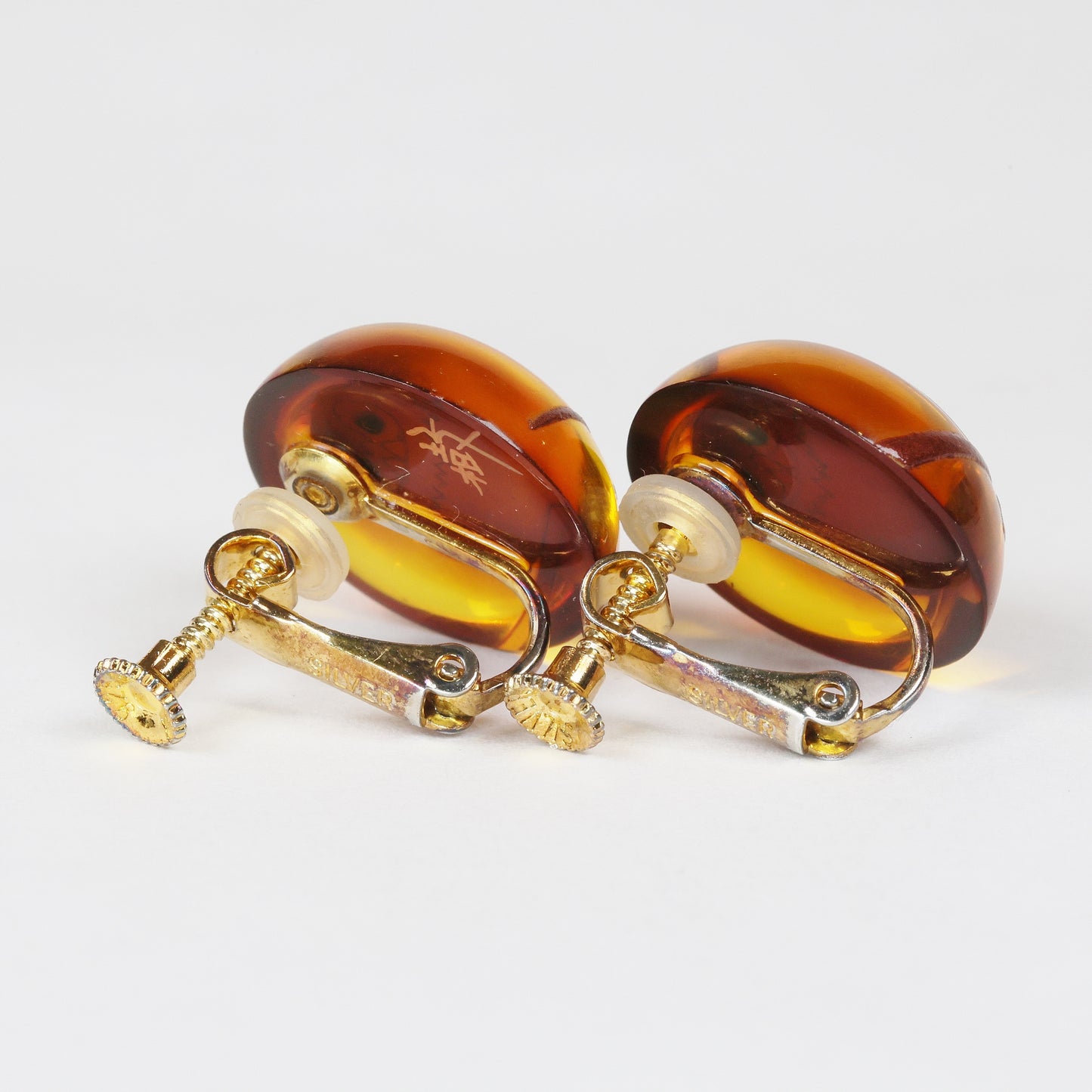 Owl yearrings, Lacquer Urushi Earrings, Japanese Lacquer Earrings, , Amber Earrings, Urushi Earrings, Lacquer Makie Earrings, Free shipping