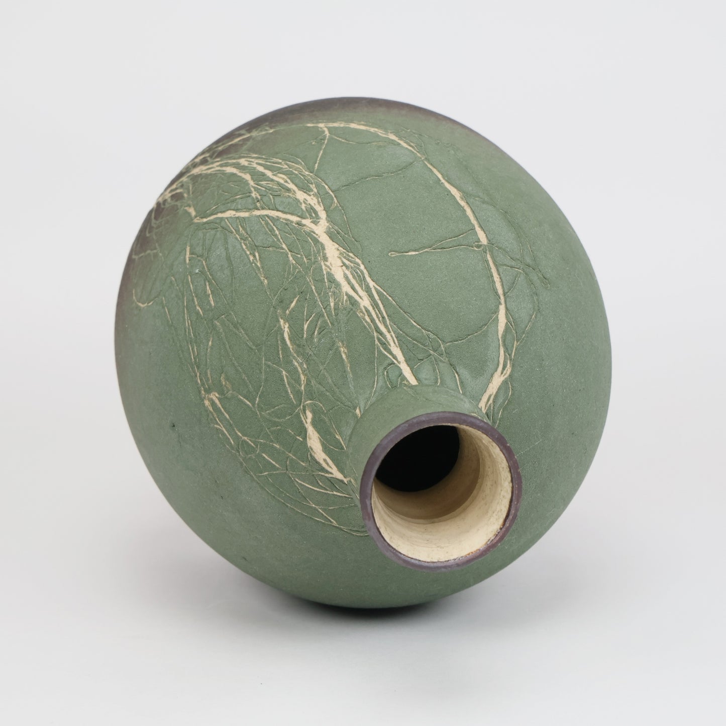 Kasama Ware Bud Vase “Raiju”|By Masami Kobayashi | Japanese pottery vase | Japanese art ceramics