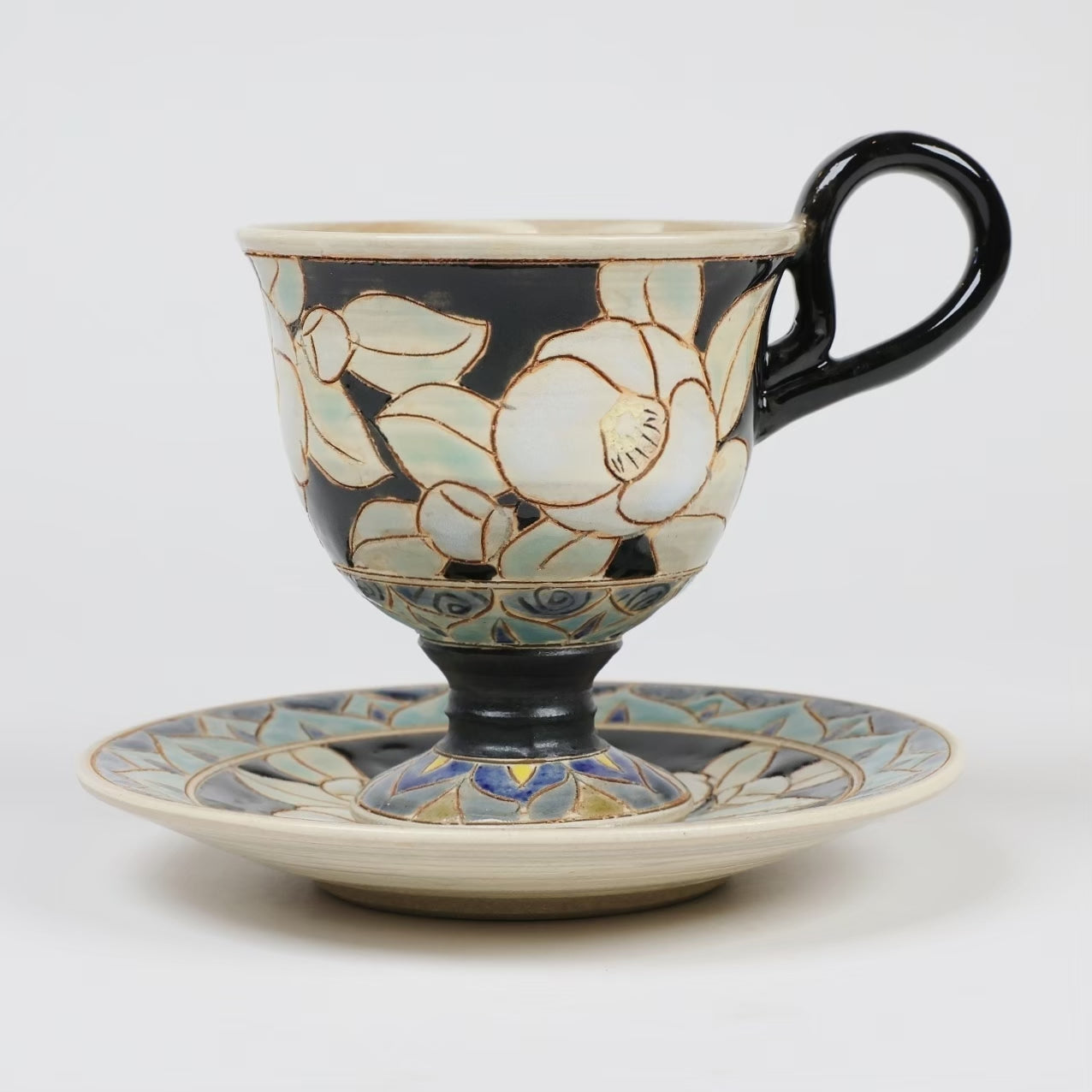Demitasse Cup Japan, MIni Coffee Cup, Decorative Demitasse, Fine China Cup, Japanese Coffee Cup, Free Shipping