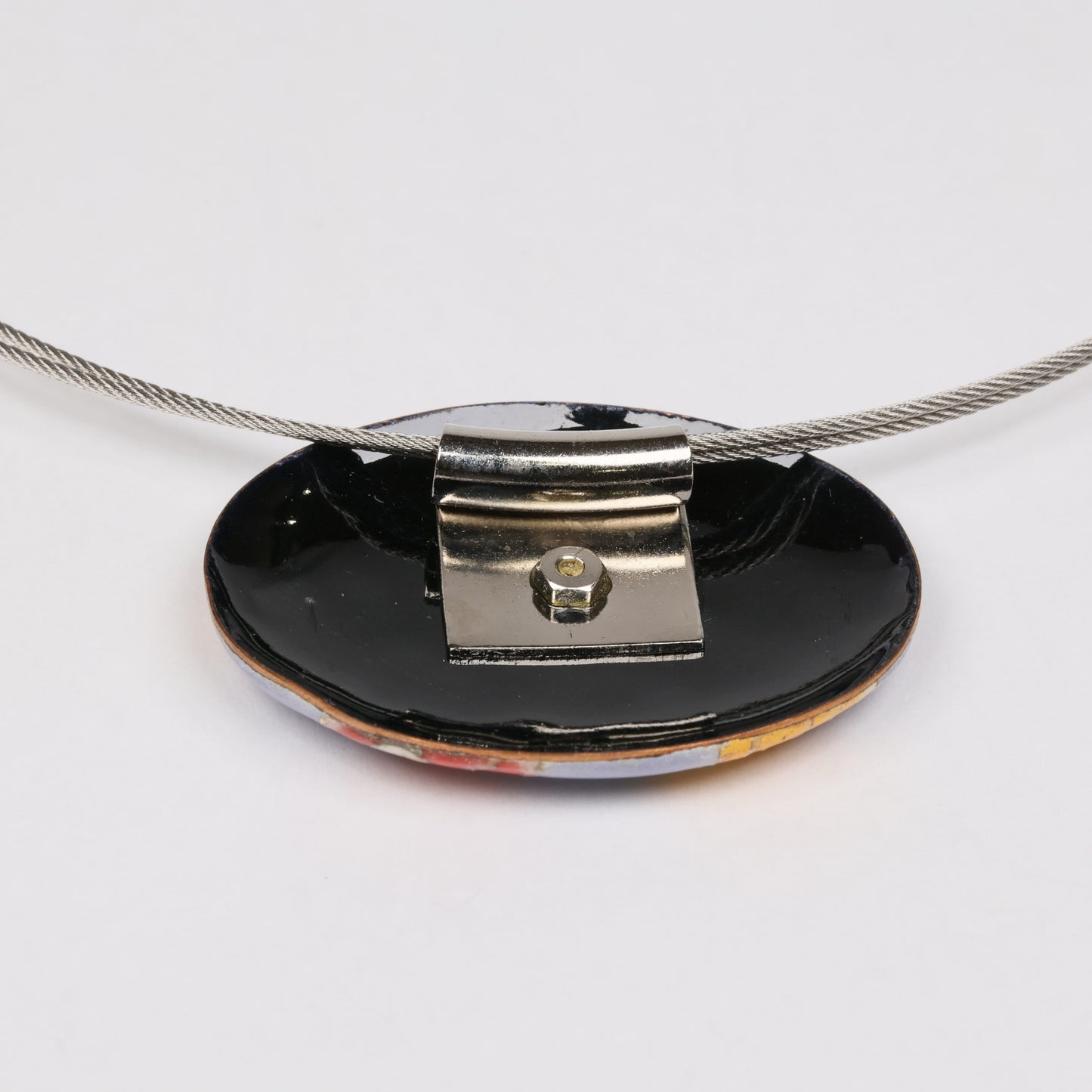 Auspicious Cloud Cloisonné Necklace | Japanese Lucky Motif Jewelry | Traditional Japanese Zuiun Motif | Japanese Cloisonné Necklace | Made in Japan