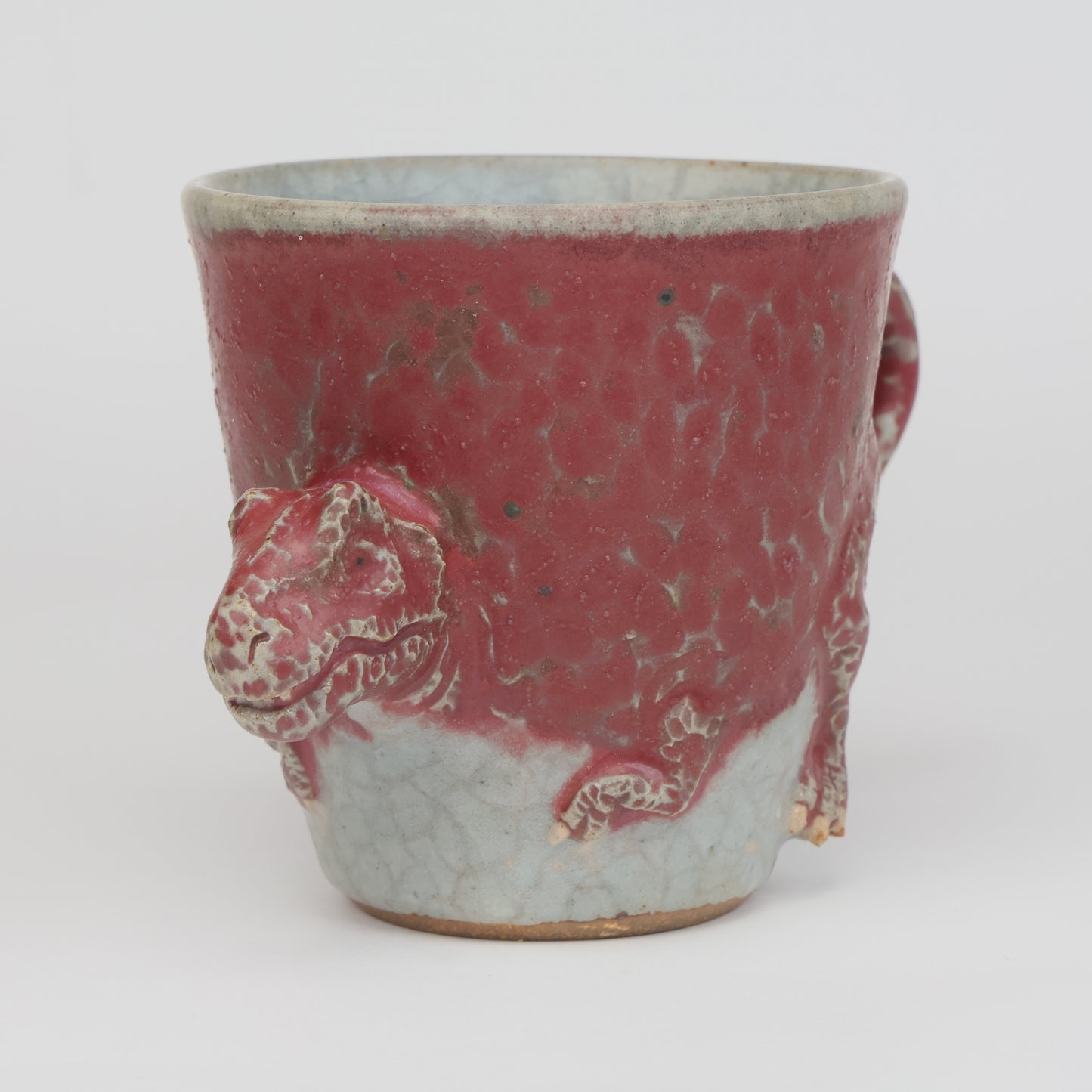 Tyrannosaurus Dinosaur Mug | Handmade Japanese Ceramic Art Cup | Handcrafted Tyrannosaurus Mug | Made in Japan