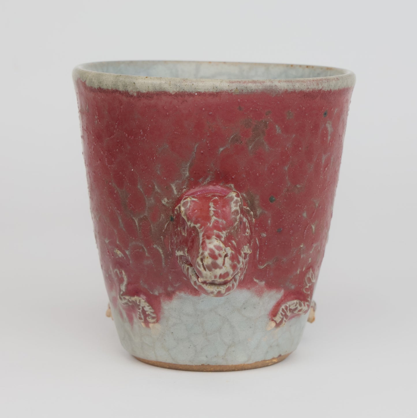 Tyrannosaurus Dinosaur Mug | Handmade Japanese Ceramic Art Cup | Handcrafted Tyrannosaurus Mug | Made in Japan