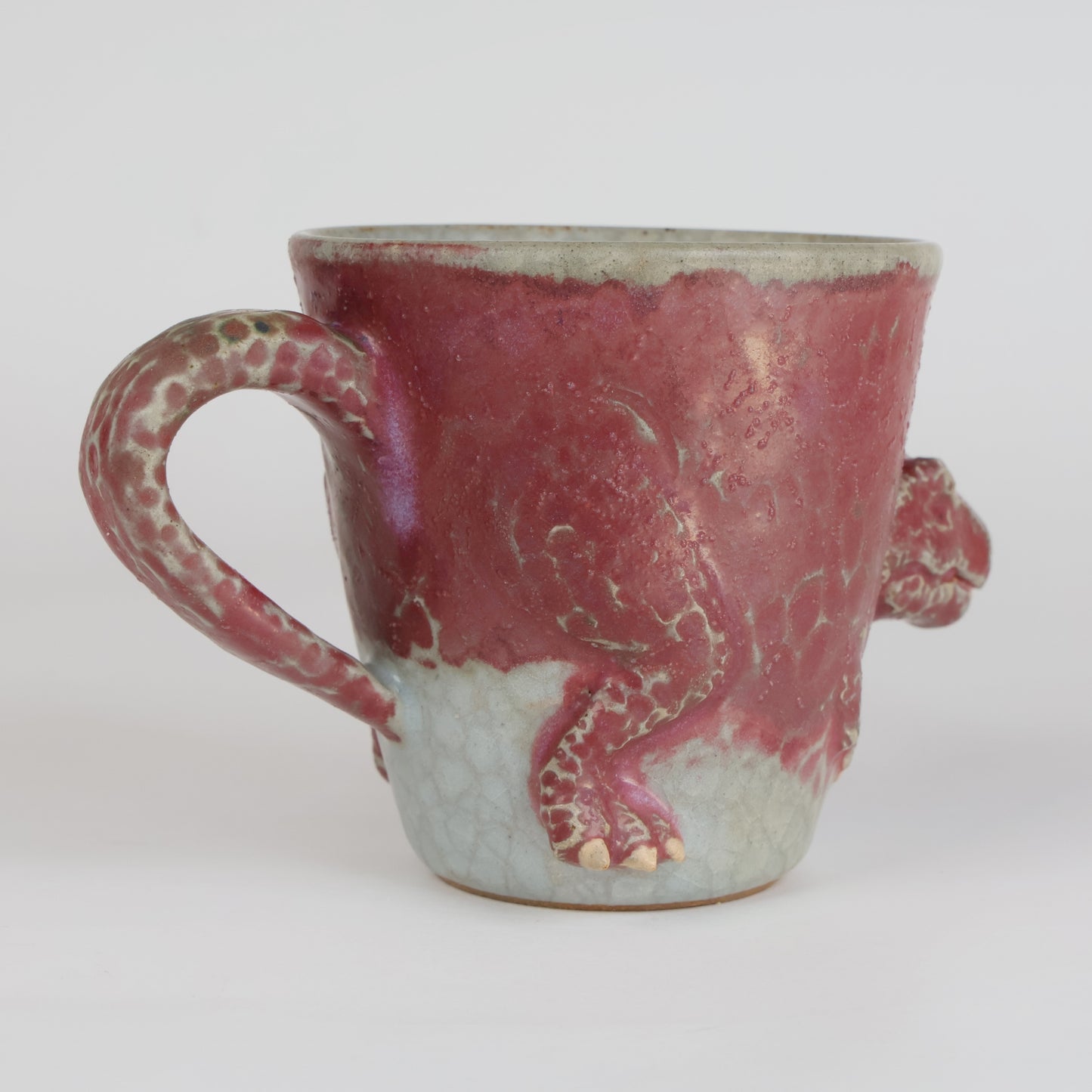 Tyrannosaurus Dinosaur Mug | Handmade Japanese Ceramic Art Cup | Handcrafted Tyrannosaurus Mug | Made in Japan
