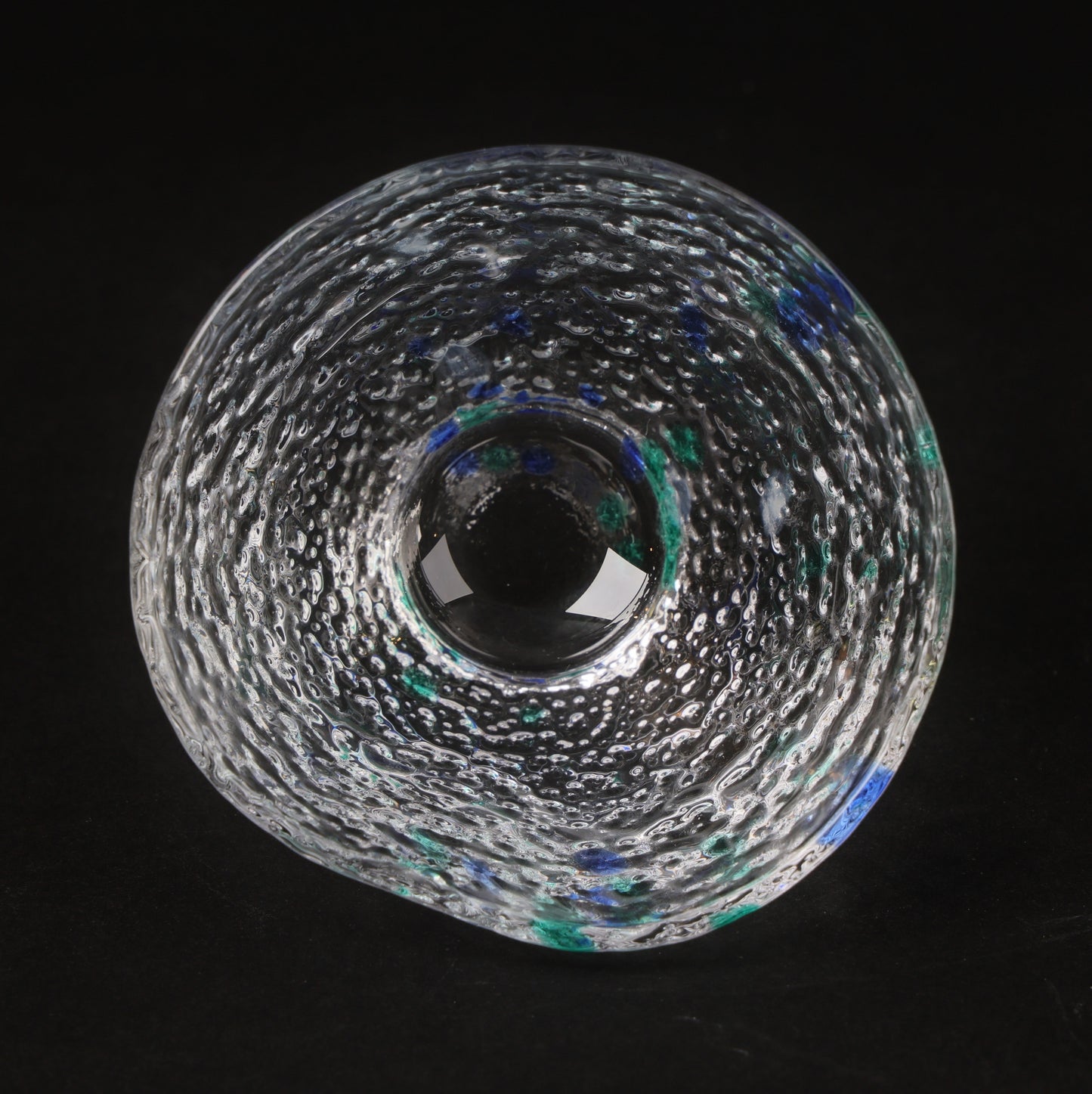 Edo Glass Sake Cups Set of 3 | Mizusaki Glass “Kōsai” Guinomi | Japanese Handmade Glassware | Sake cup | Made in Japan