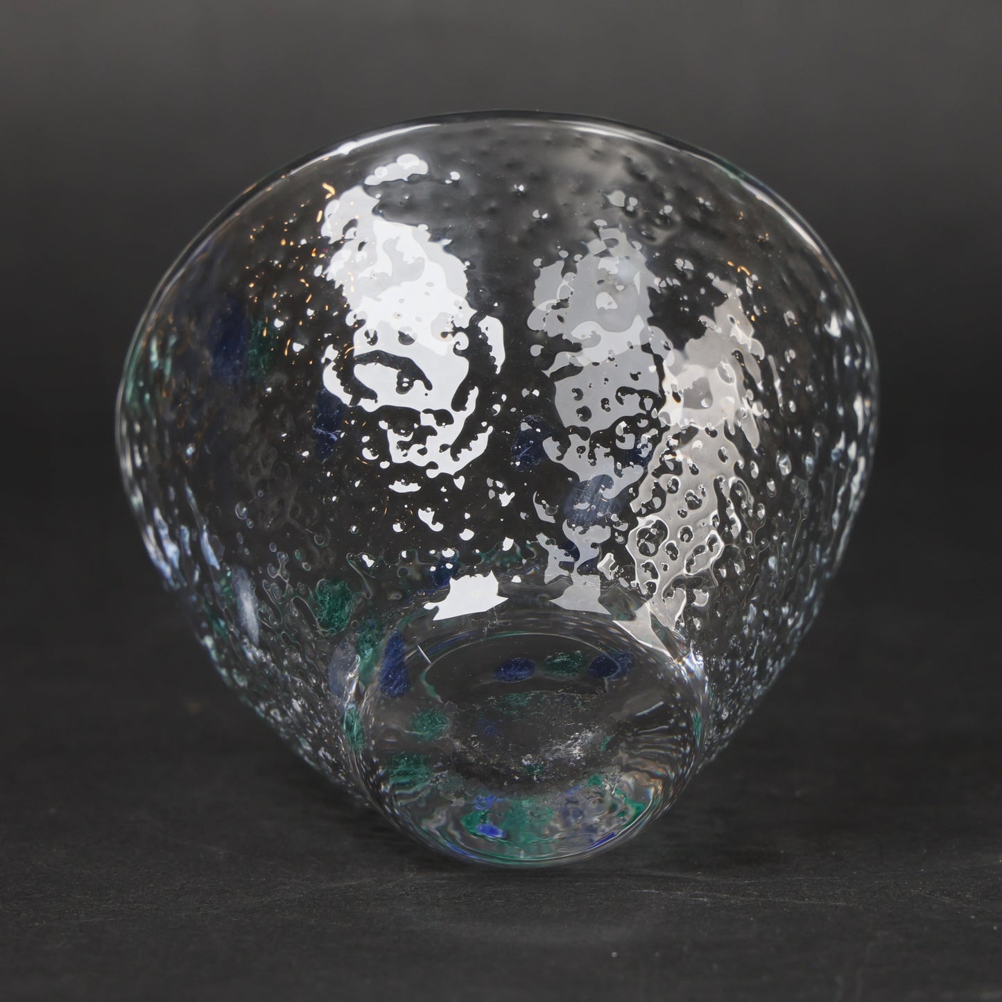 Edo Glass Sake Cups Set of 3 | Mizusaki Glass “Kōsai” Guinomi | Japanese Handmade Glassware | Sake cup | Made in Japan