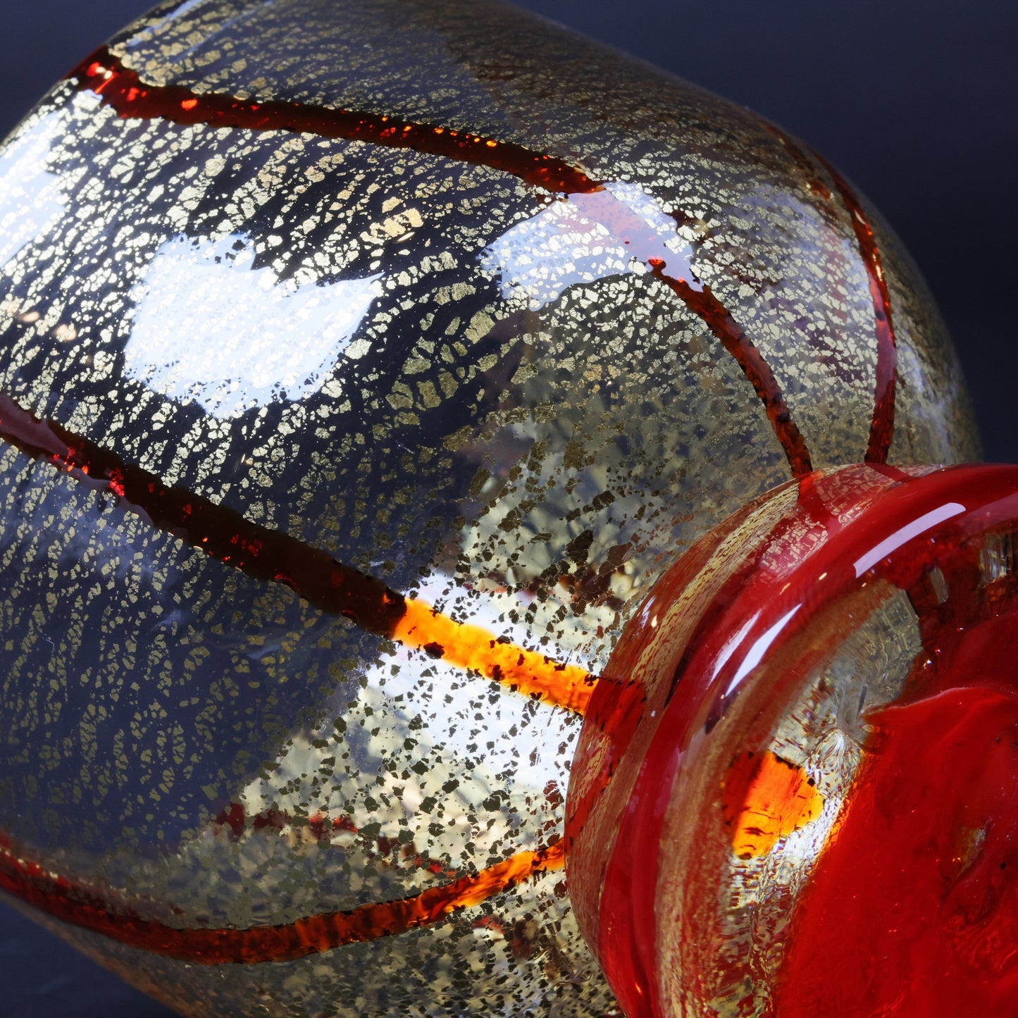 Japanese Sake Glass | Japanese Sake Cup | Hakata Craft Glass | Glass | Red glass | Japanese gift | Made in Japan