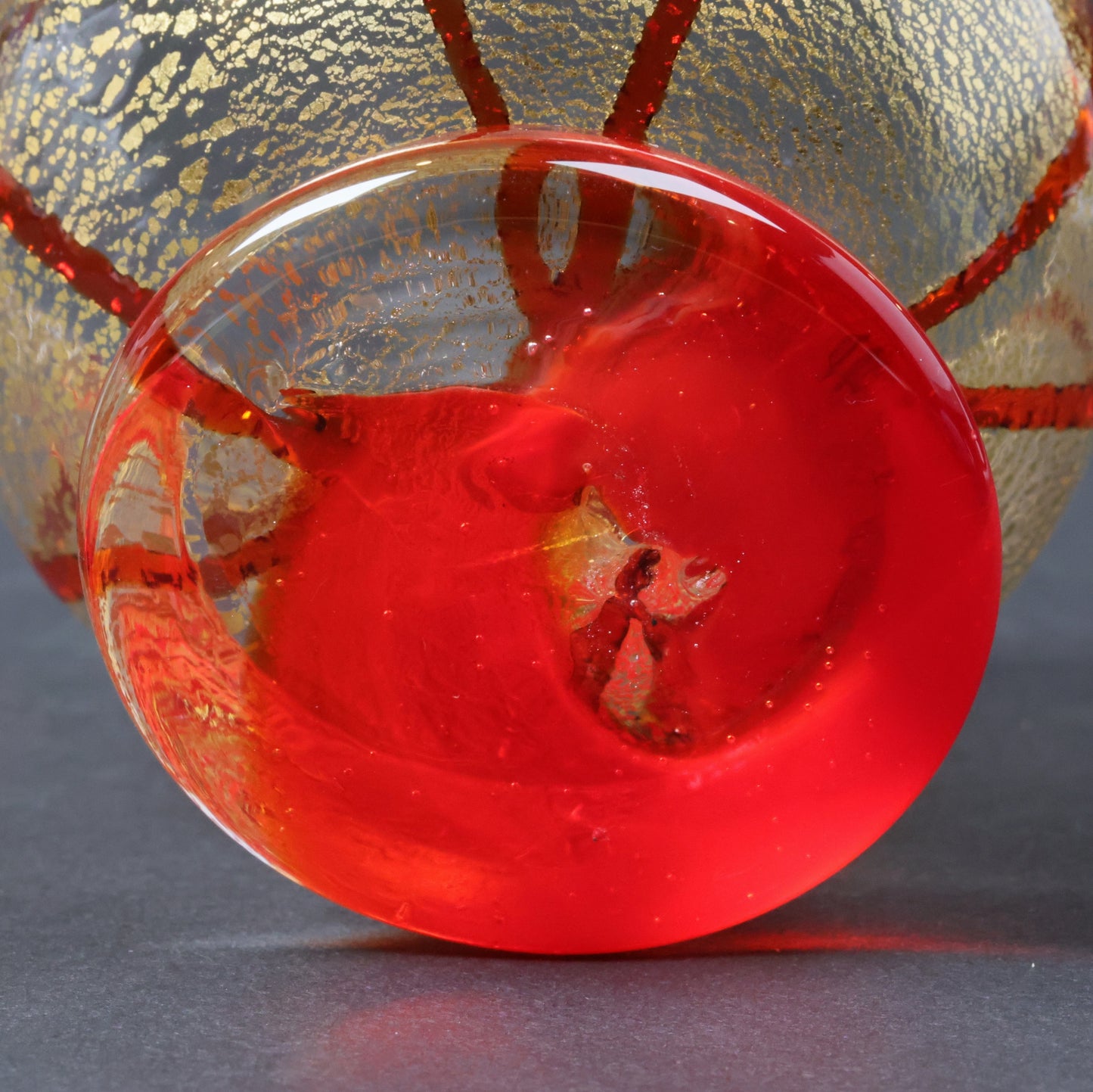 Japanese Sake Glass | Japanese Sake Cup | Hakata Craft Glass | Glass | Red glass | Japanese gift | Made in Japan