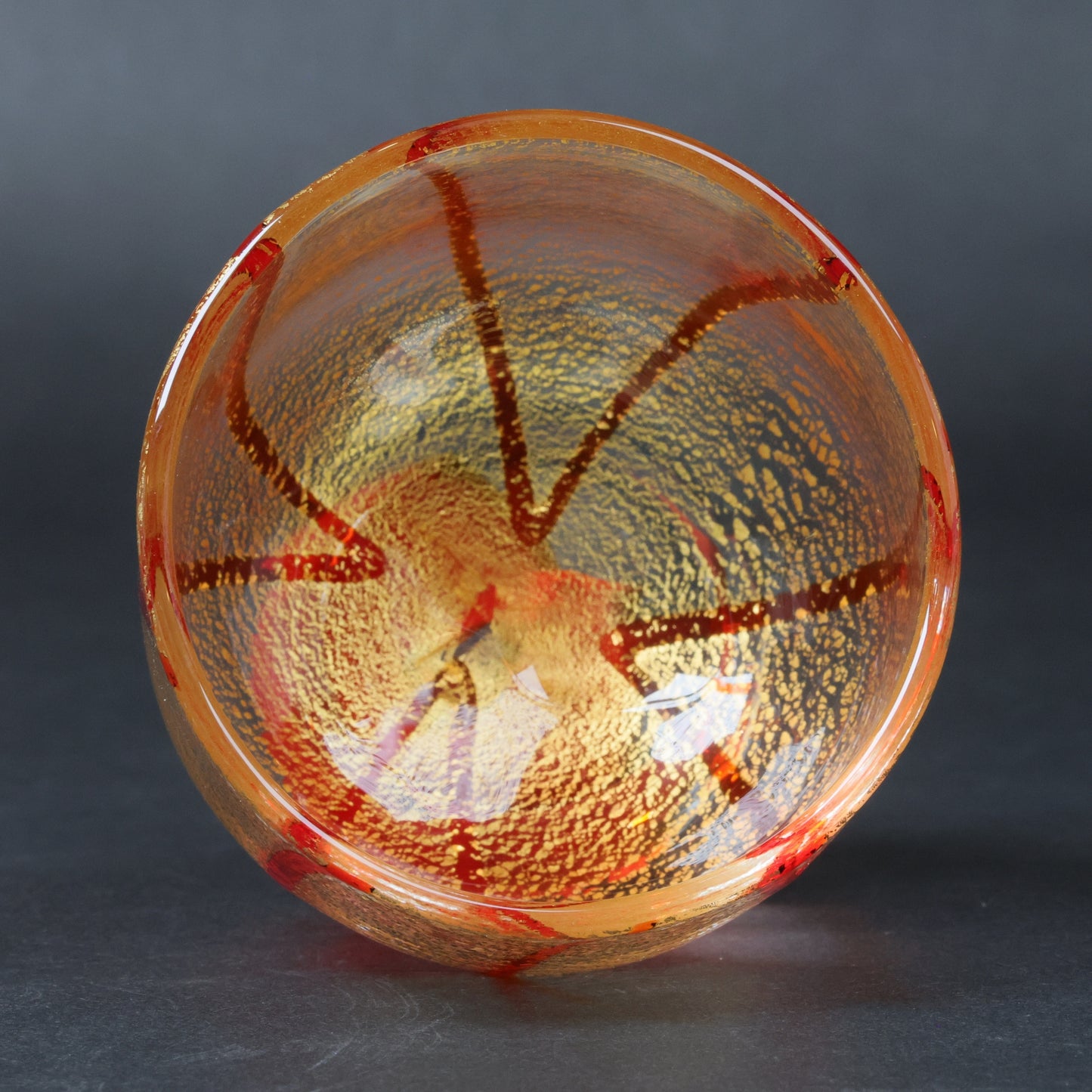 Japanese Sake Glass | Japanese Sake Cup | Hakata Craft Glass | Glass | Red glass | Japanese gift | Made in Japan