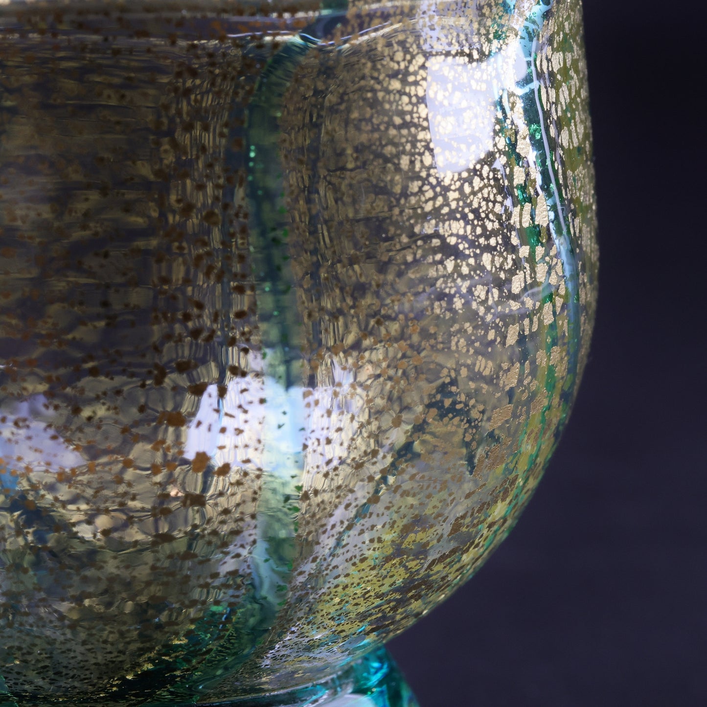 Japanese Gold Sake Glass Pair｜Hakata Vidro Red & Green｜Handcrafted Luxury Set | Sake cup | Made in Japan