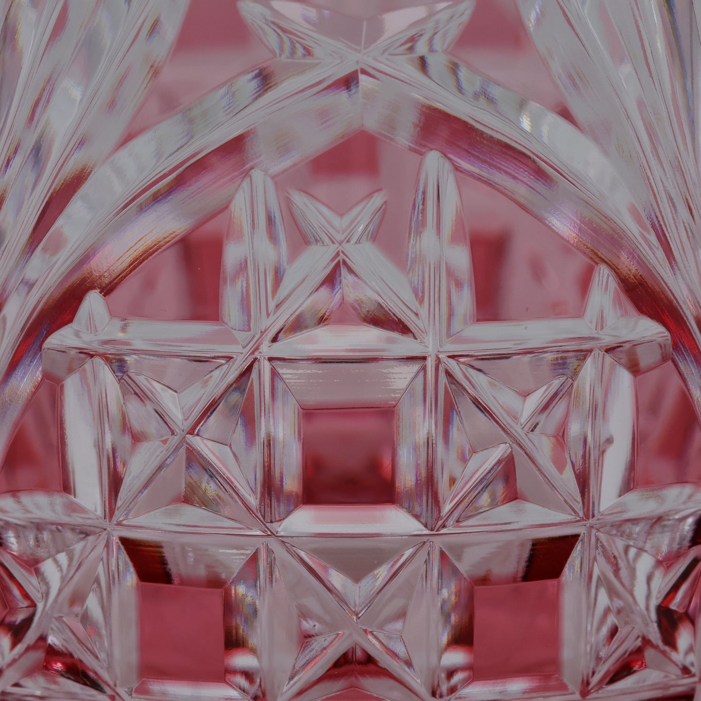 Japanese Traditional Craft | Edo Kiriko Pair Glasses (Rock Glasses, Wooden Box Included) | Japanese Glassware |