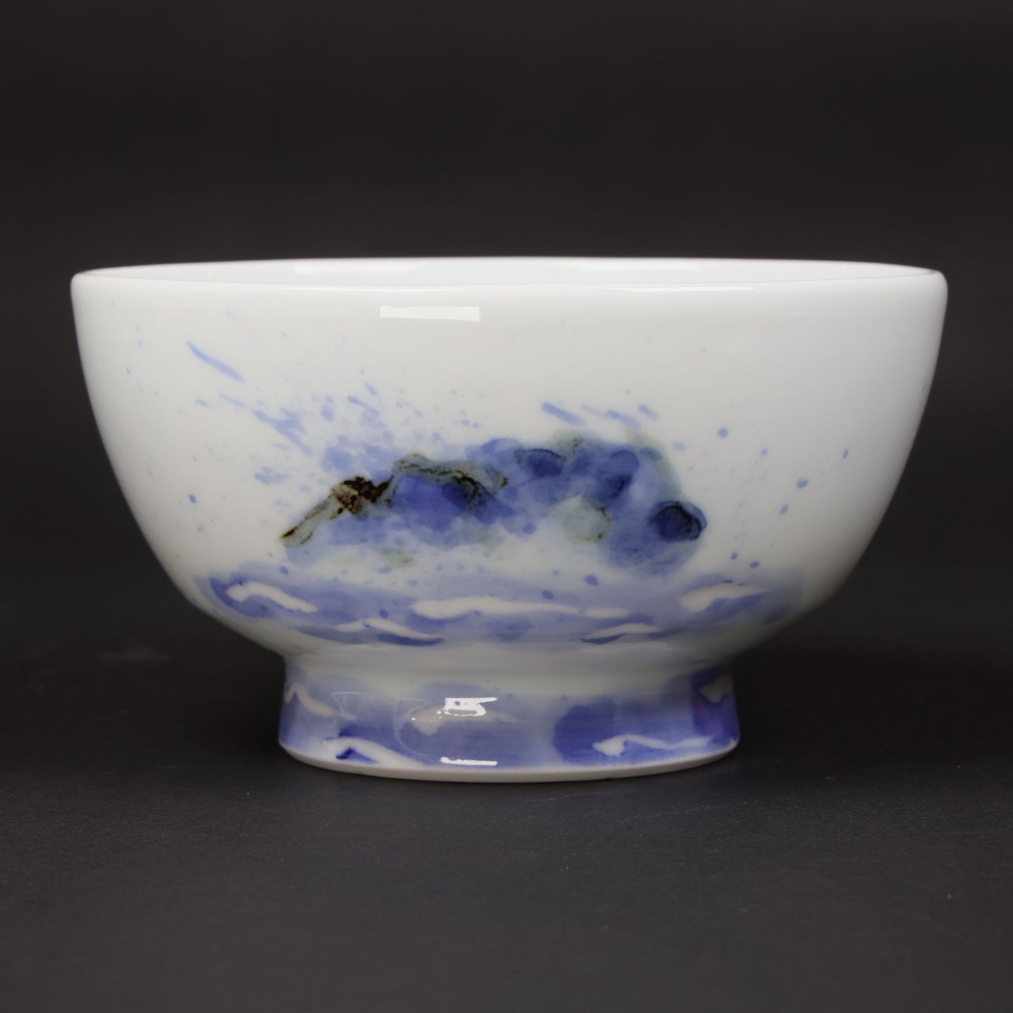 Oni and Fishing Boat Rice Bowl | Japanese Hasami Porcelain with Playful Oni Motif | Handmade Tableware | Made in Japan