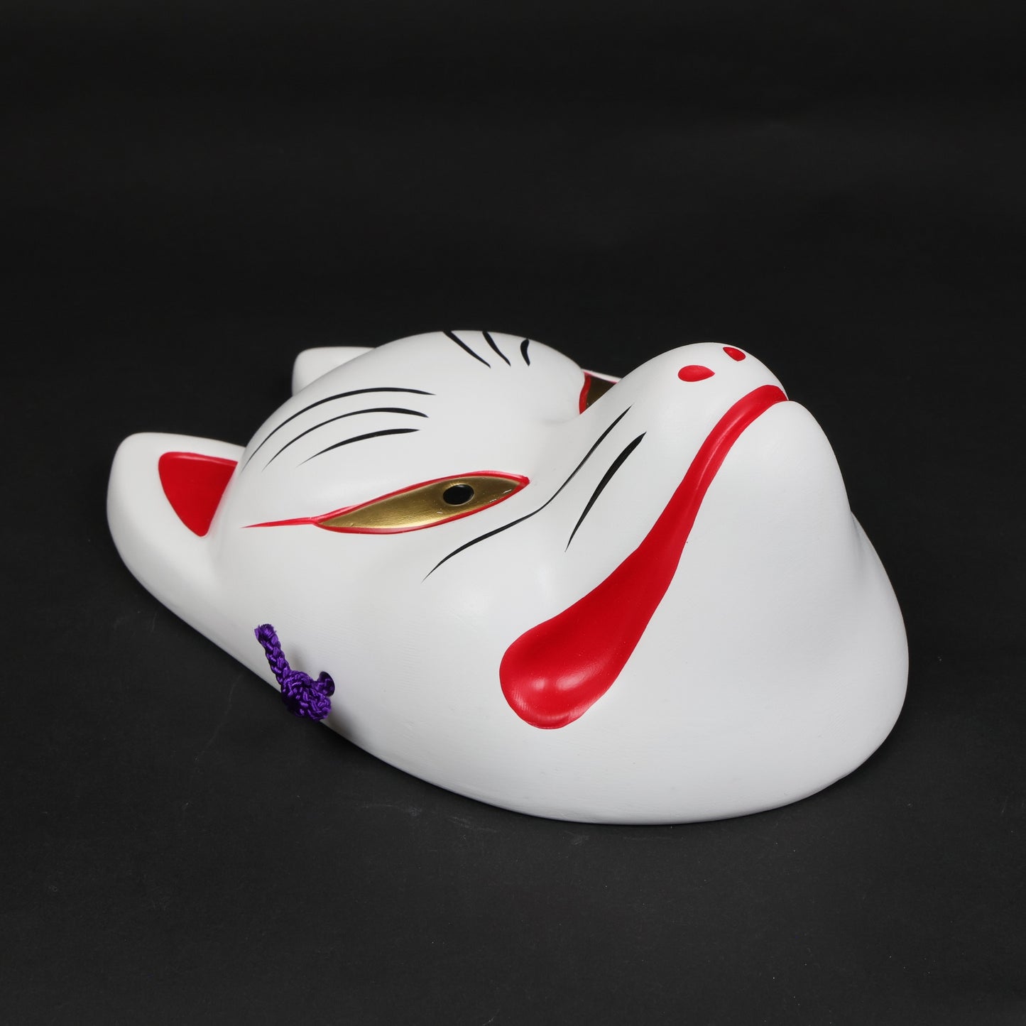 Kisshō Mask “Kitsune” | Seto Ware | Traditional Japanese art | Wall art Japan | Kitsune mask | Sacred fox
