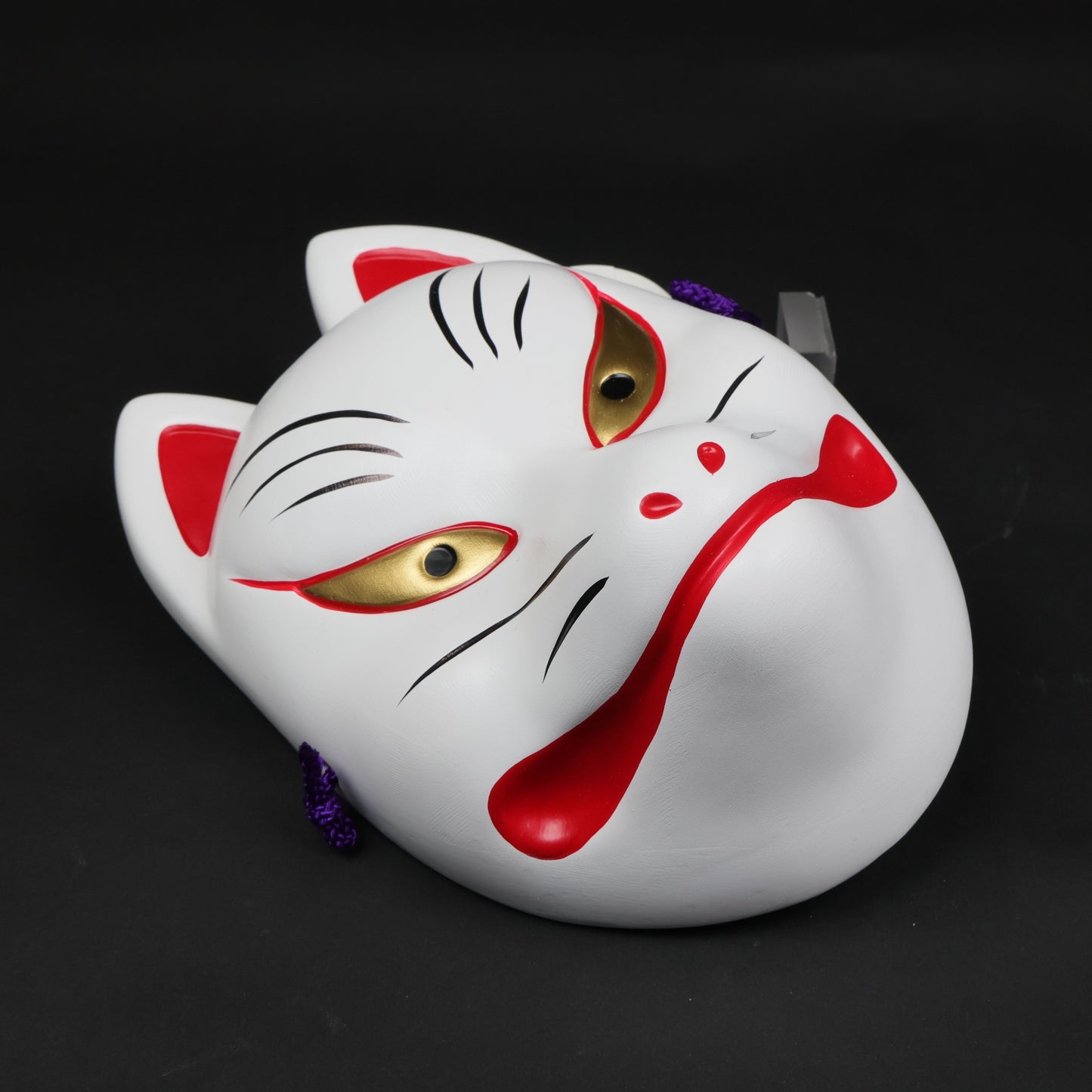 Kisshō Mask “Kitsune” | Seto Ware | Traditional Japanese art | Wall art Japan | Kitsune mask | Sacred fox