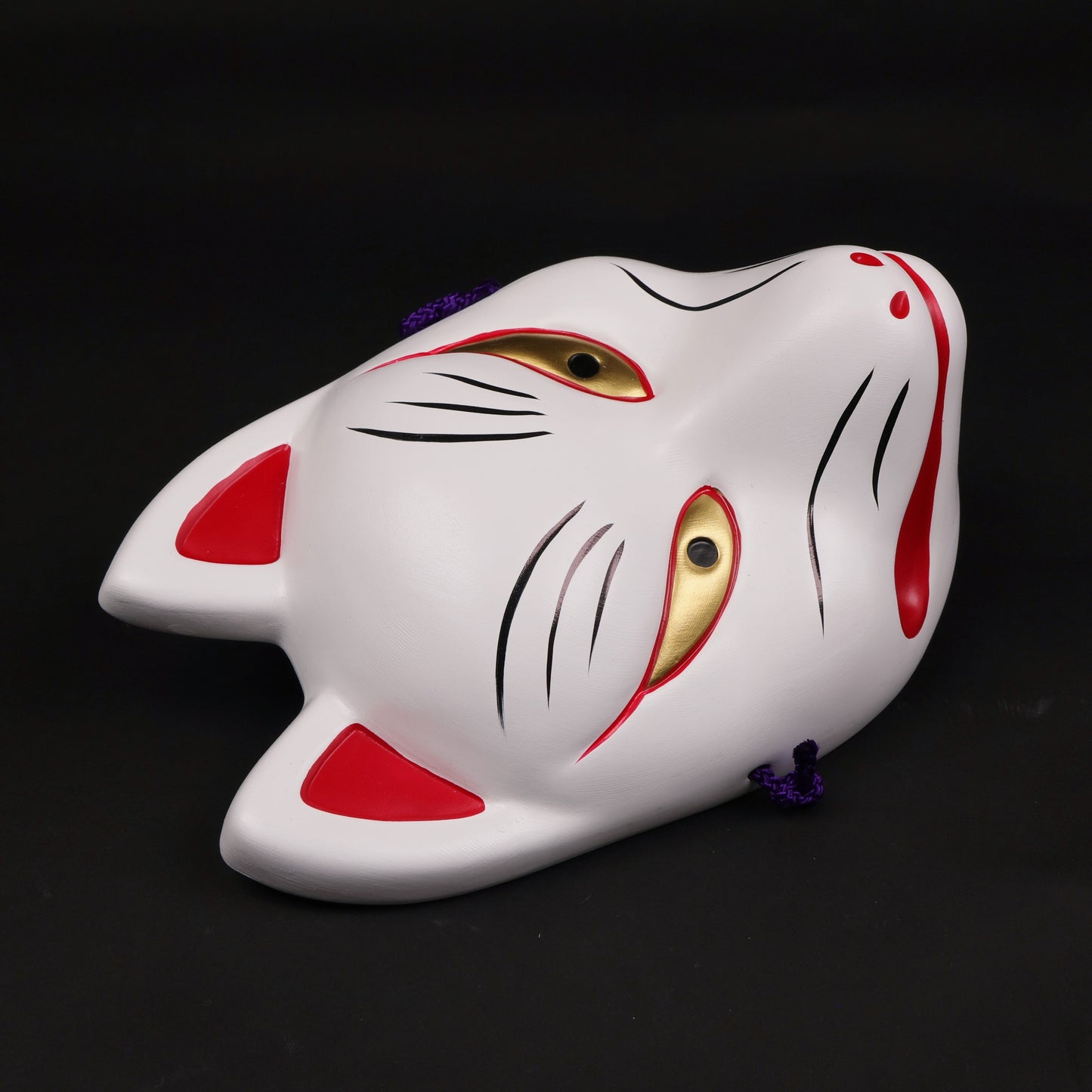 Kisshō Mask “Kitsune” | Seto Ware | Traditional Japanese art | Wall art Japan | Kitsune mask | Sacred fox