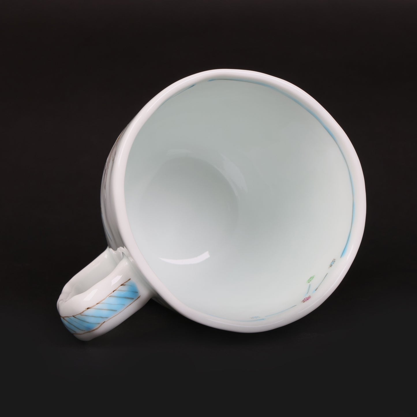 Pegasus Sky-Flight Mug｜Hand-Painted Porcelain by Ransu Kiln | Handcrafted Porcelain Mug | Limited-Edition Hand-Painted Porcelain | Made in Japan