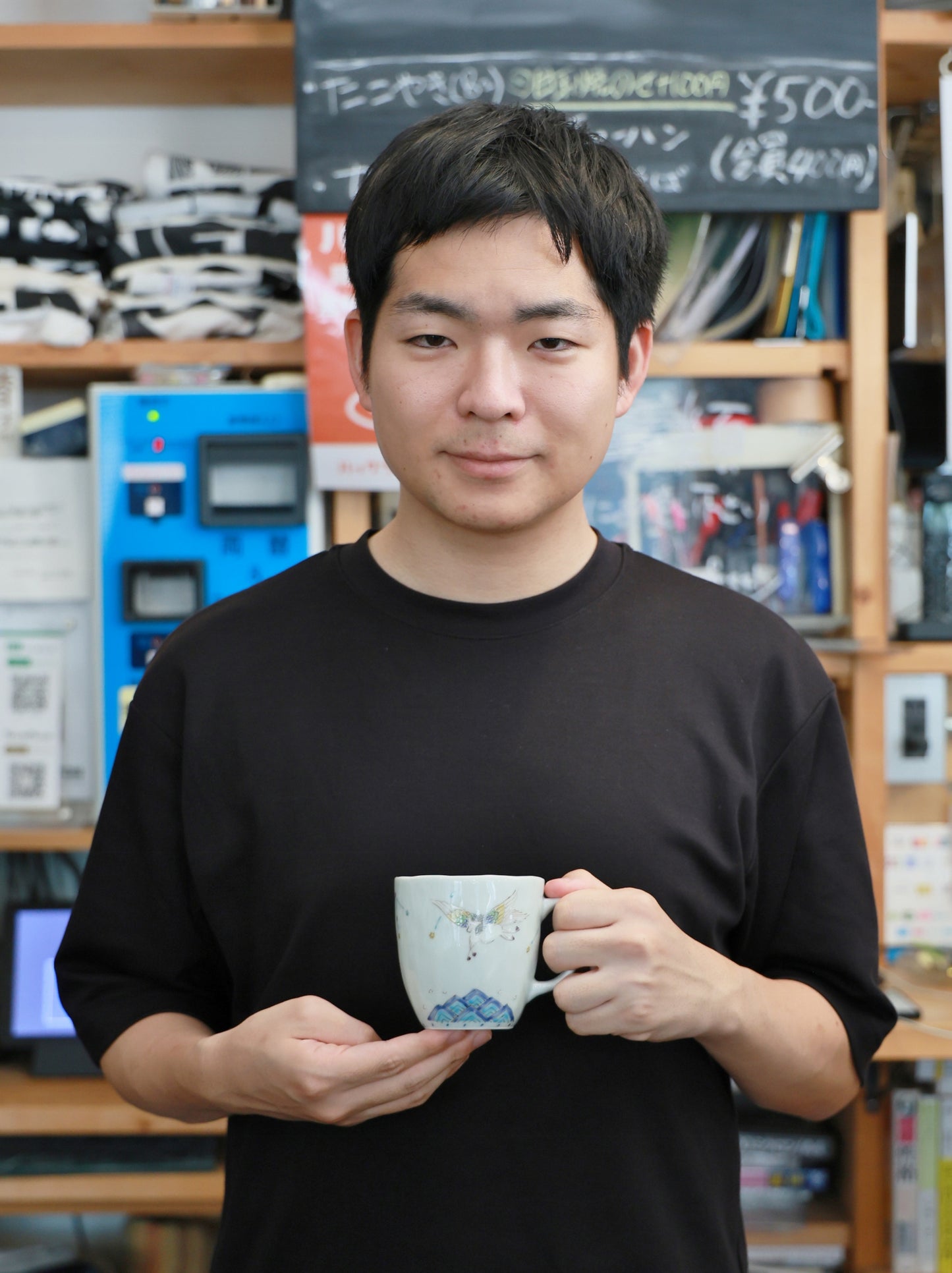 Pegasus Sky-Flight Mug｜Hand-Painted Porcelain by Ransu Kiln | Handcrafted Porcelain Mug | Limited-Edition Hand-Painted Porcelain | Made in Japan