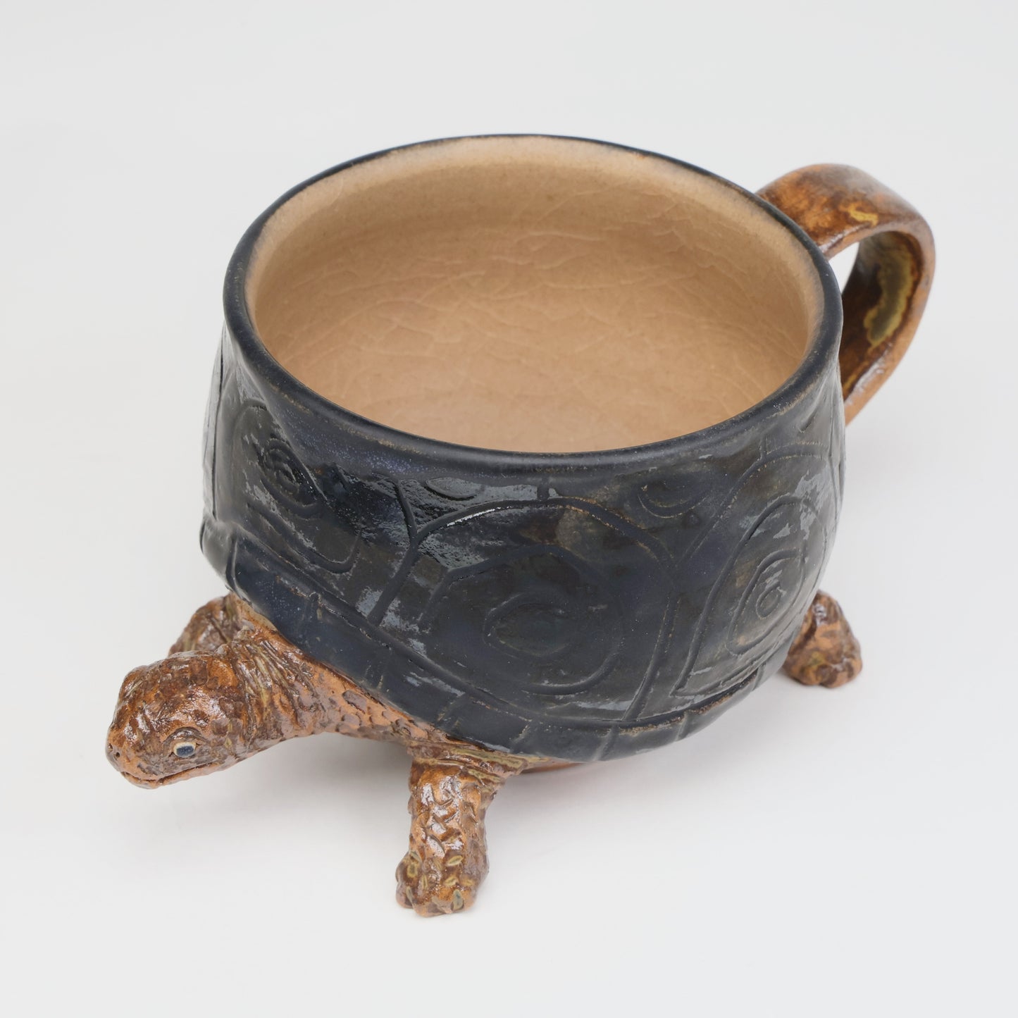 Utsuwa Zoo Turtle Mug | Handmade Japanese Pottery | Unique Animal Mug | Gift from Japan