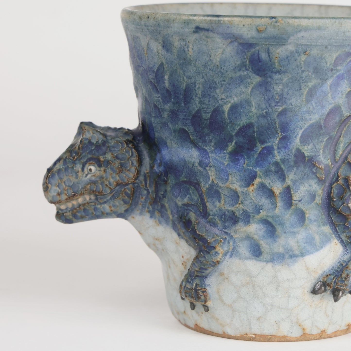 Allosaurus Dinosaur Mug | Japanese Pottery Art Cup | Dinosaur / Mug / Japanese Pottery / Artist / Handmade | Made in Japan