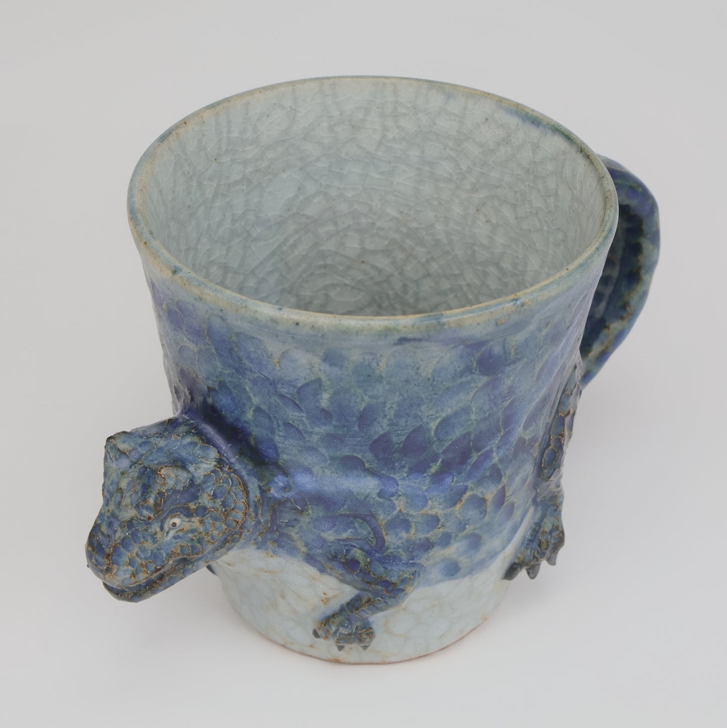 Allosaurus Dinosaur Mug | Japanese Pottery Art Cup | Dinosaur / Mug / Japanese Pottery / Artist / Handmade | Made in Japan