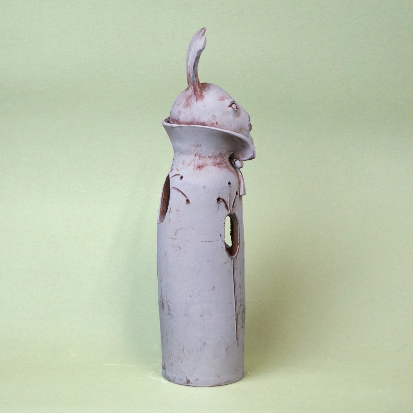 Rabbit vase | Japanese craft | Japanese handcraft | Animal ceramic | Handmade | MinimalistHomeDecor | Made in Japan