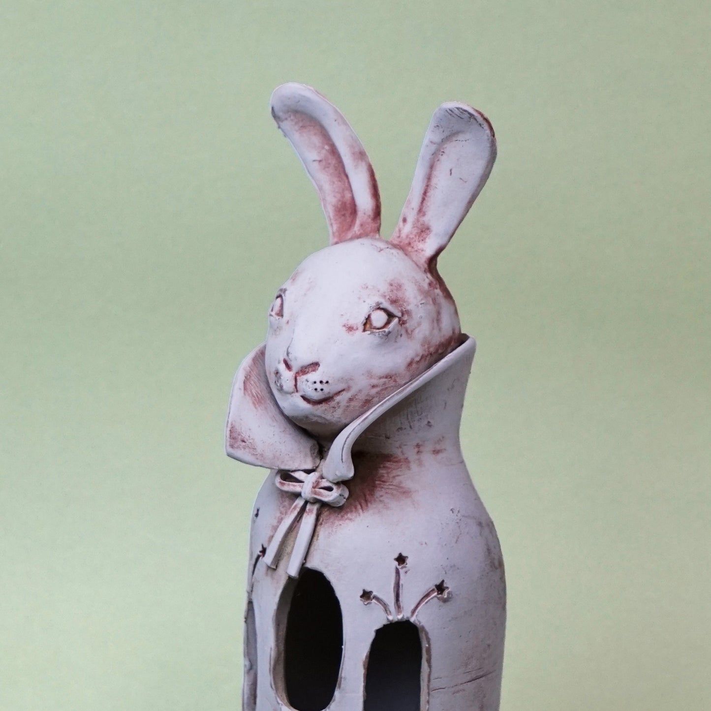 Rabbit vase | Japanese craft | Japanese handcraft | Animal ceramic | Handmade | MinimalistHomeDecor | Made in Japan