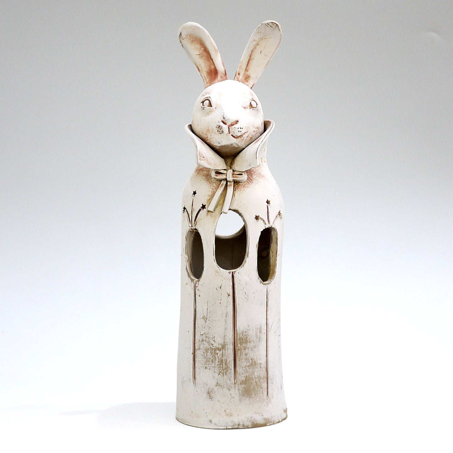 Rabbit vase | Japanese craft | Japanese handcraft | Animal ceramic | Handmade | MinimalistHomeDecor | Made in Japan