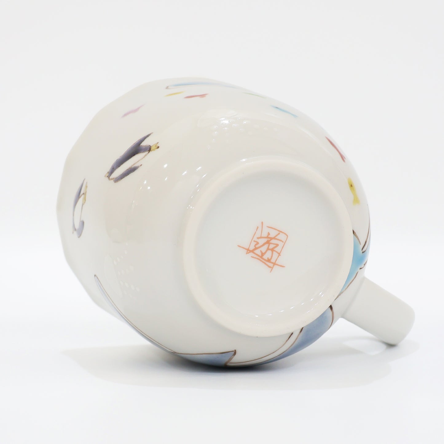Kutani Ware "Sea & Meadow" Pair Mugs | Handcrafted Japanese Ceramic Cups | Alpaca, Clover & Sea Animals | Made in Japan