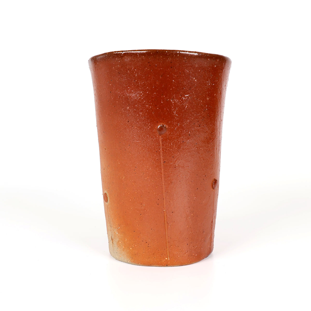Bizen Ware | Japanese Handmade Beer Cup | Bizen-yaki Beer Mug | Traditional Japanese Pottery | Unglazed Stoneware Tumbler | Handmade Ceramic Drinkware | Yayoi Shimizu Made in Japan