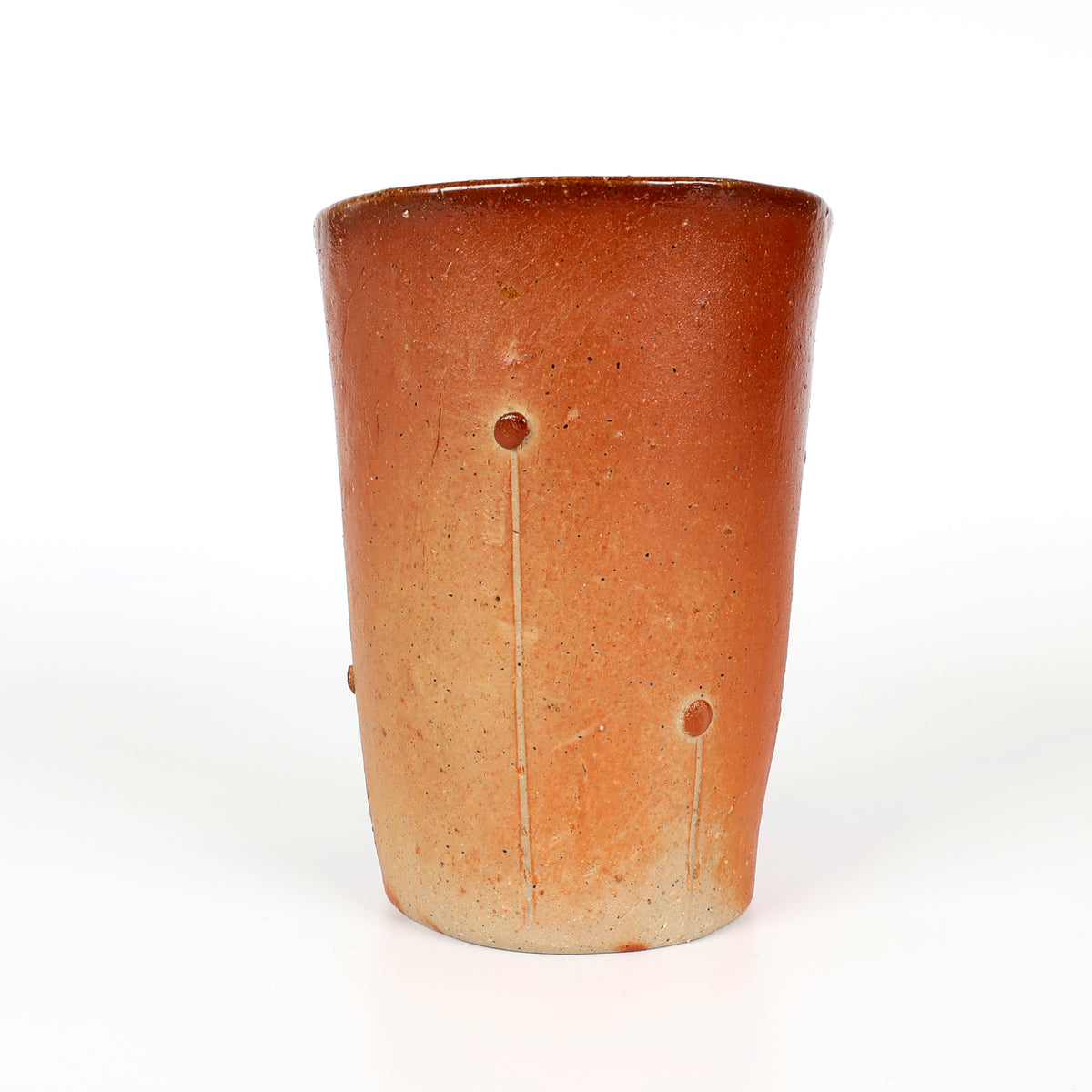 Bizen Ware | Japanese Handmade Beer Cup | Bizen-yaki Beer Mug | Traditional Japanese Pottery | Unglazed Stoneware Tumbler | Handmade Ceramic Drinkware | Yayoi Shimizu Made in Japan